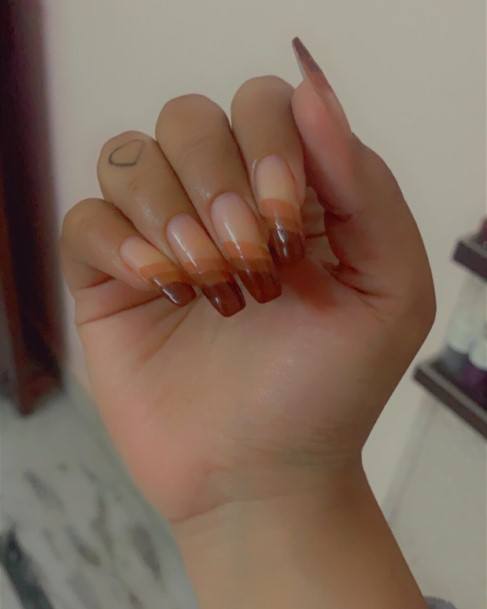 Girls Coffee Nail Ideas