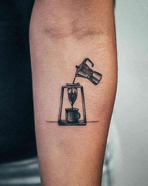 Girls Coffee Pot Tattoo Ideas