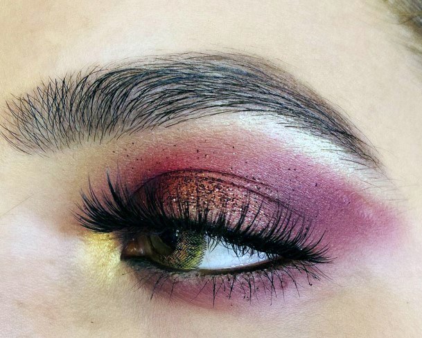 Girls Cool Pink Eyeshadow Looks