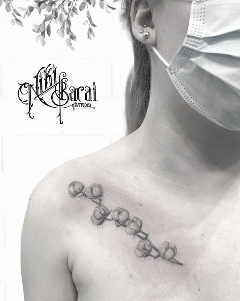 Girls Cotton Tattoo Ideas