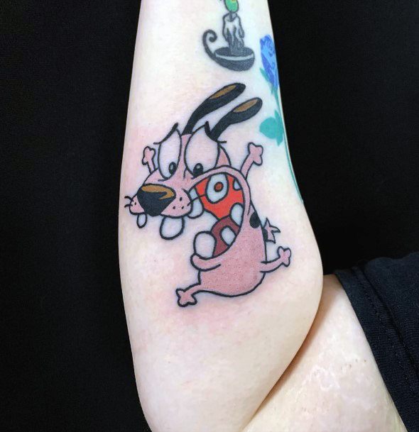 Girls Courage The Cowardly Dog Tattoo Ideas