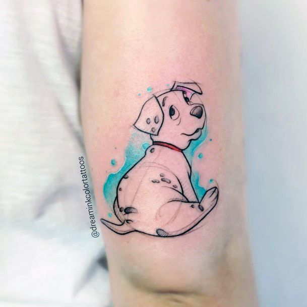 Girls Dalmatian Tattoo Ideas