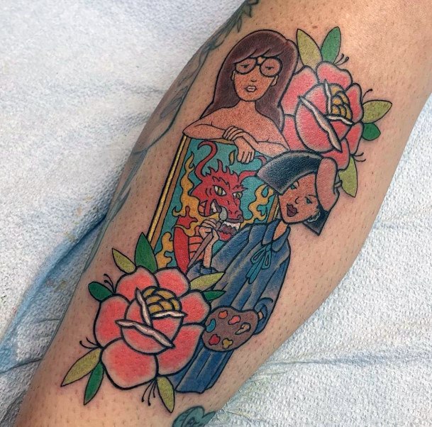 Girls Daria Tattoo Ideas