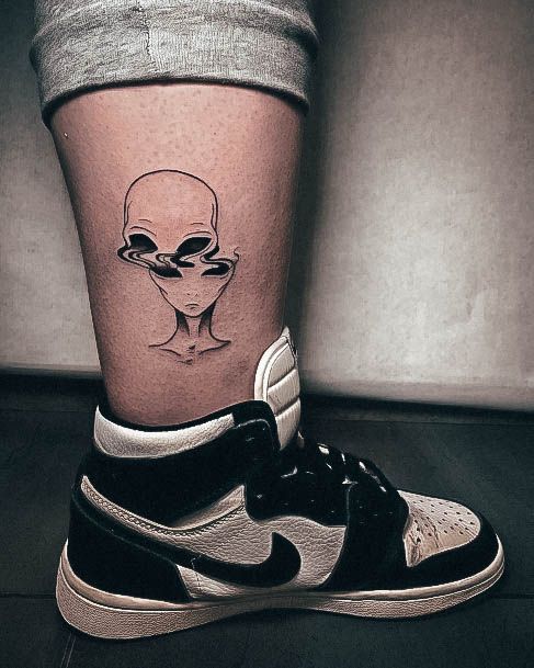 Girls Designs Alien Tattoo