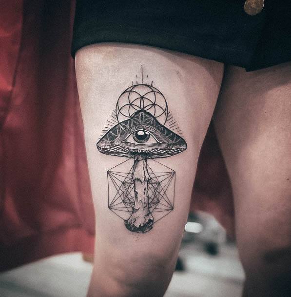 Girls Designs All Seeing Eye Tattoo