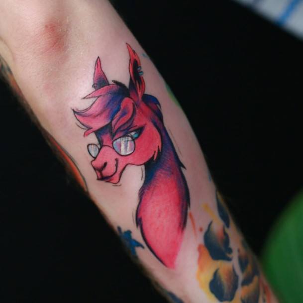 Girls Designs Alpaca Tattoo