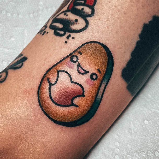 Girls Designs Avocado Tattoo