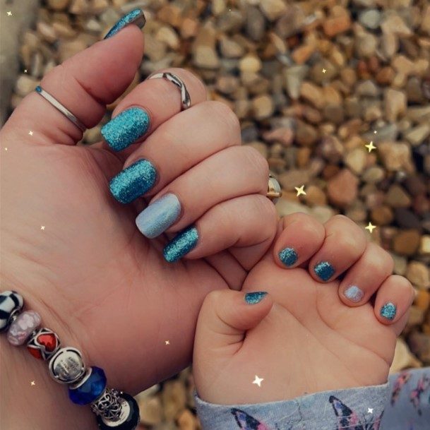 Girls Designs Beach Nail