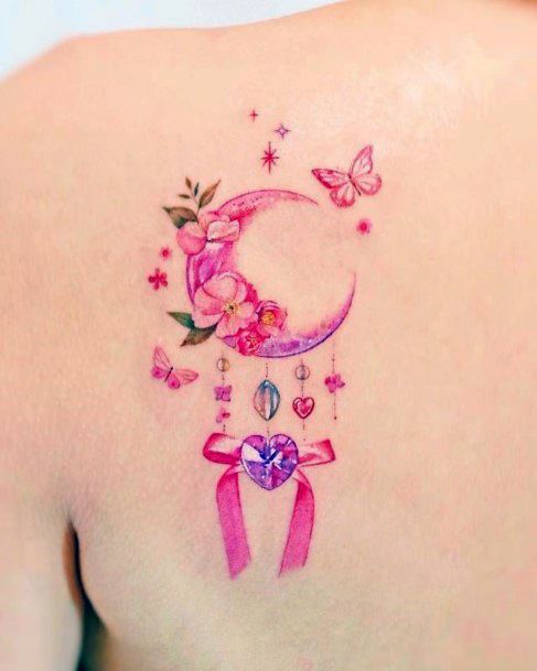 Girls Designs Bow Tattoo