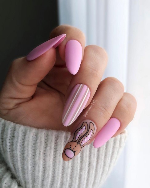 Girls Designs Bunny Nail