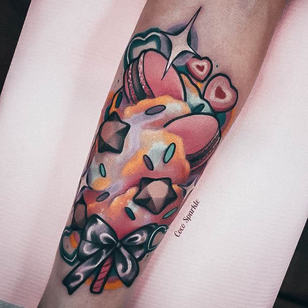 Girls Designs Candy Tattoo