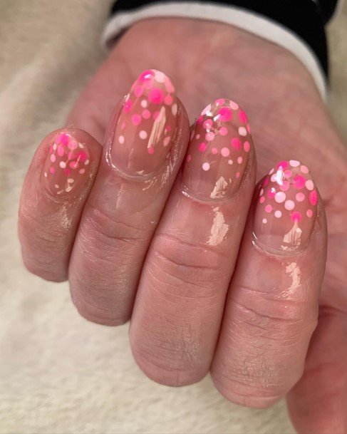 Girls Designs Confetti Nail