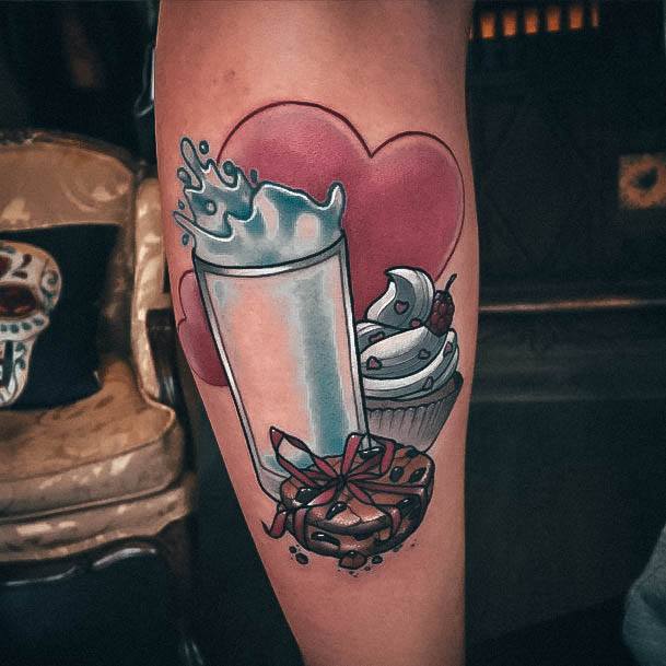 Girls Designs Cupcake Tattoo