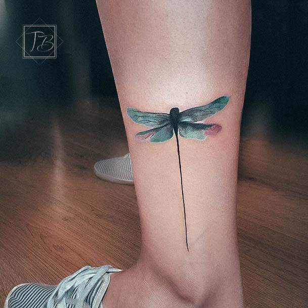 Girls Designs Dragonfly Tattoo