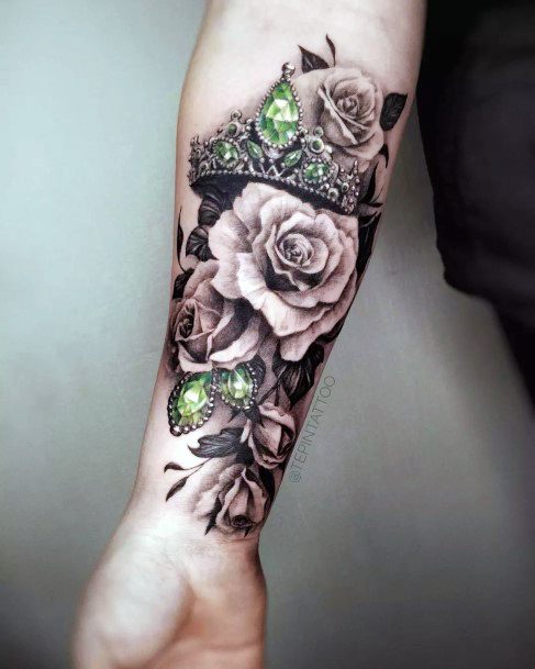 Girls Designs Emerald Tattoo