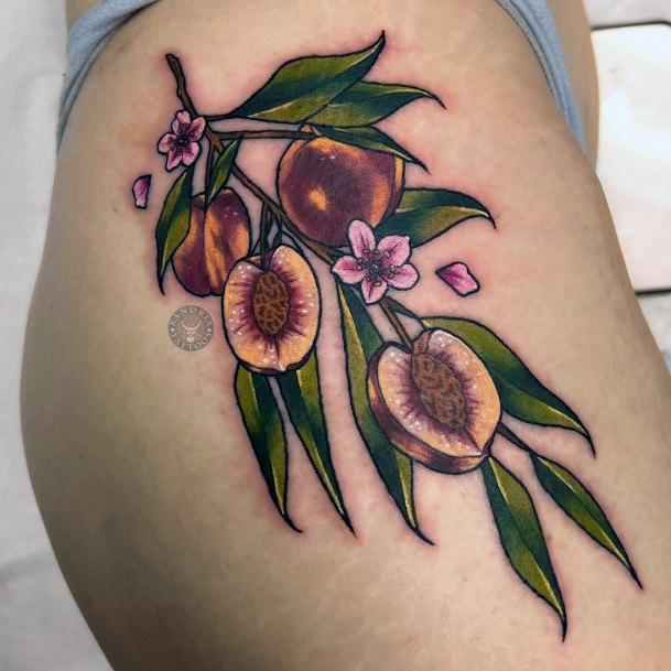 Girls Designs Fruit Tattoo