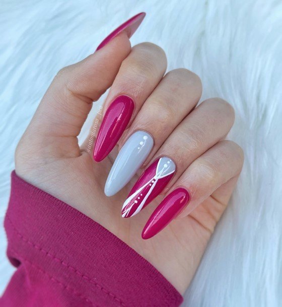 Girls Designs Fuchsia Nail