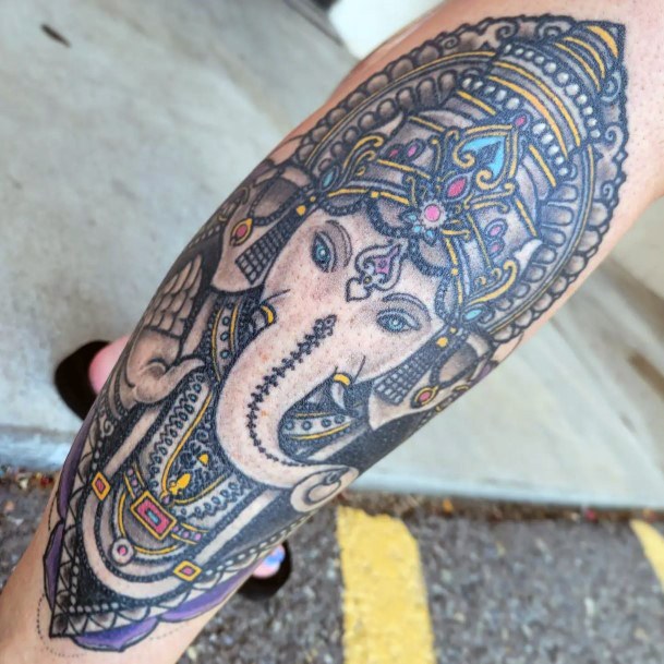 Girls Designs Ganesha Tattoo