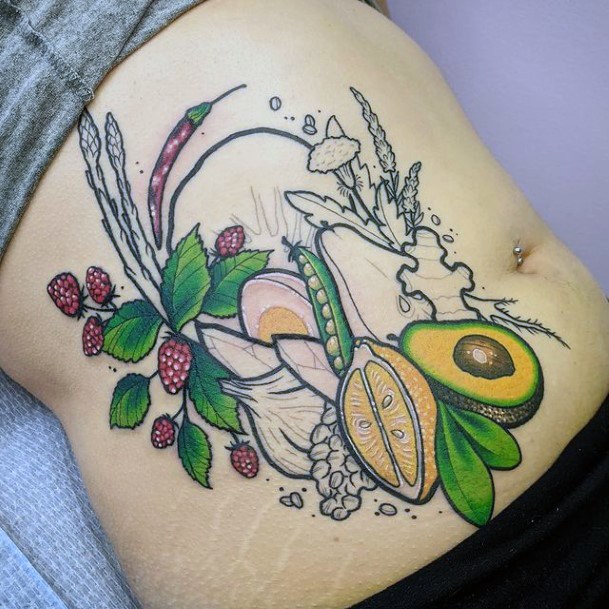 Girls Designs Gardening Tattoo