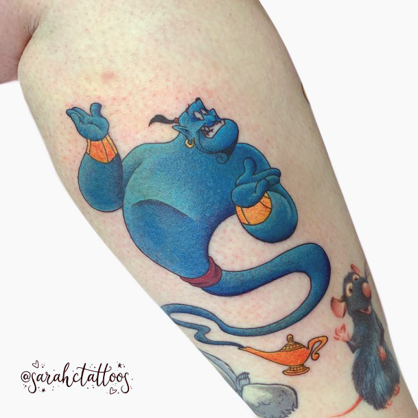 Girls Designs Genie Tattoo