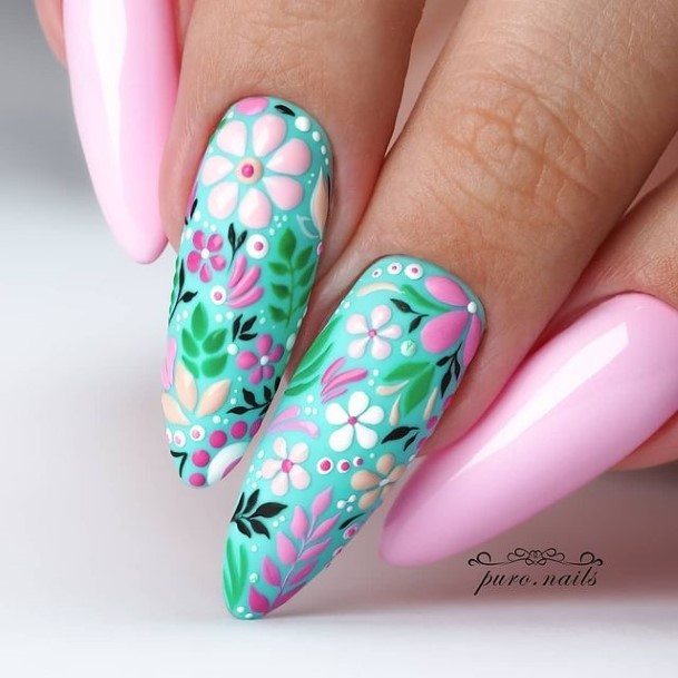 Girls Designs Graceful Nail