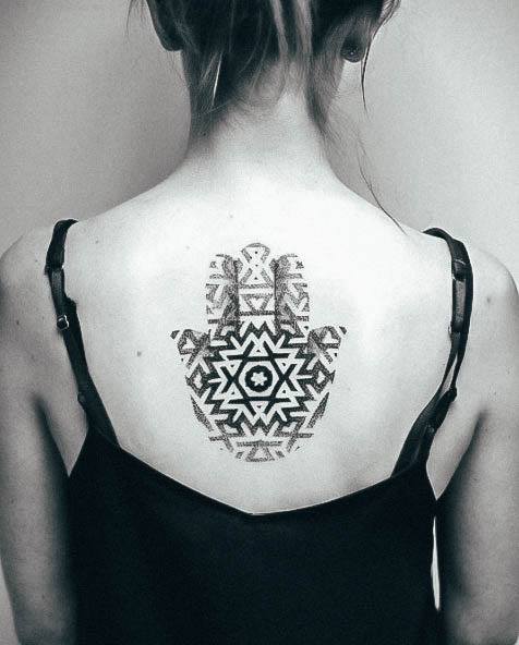 Girls Designs Hamsa Tattoo