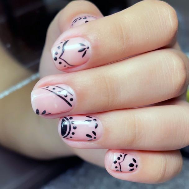 Girls Designs Henna Nail