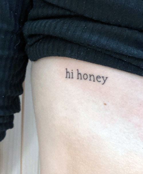 Girls Designs Honey Tattoo