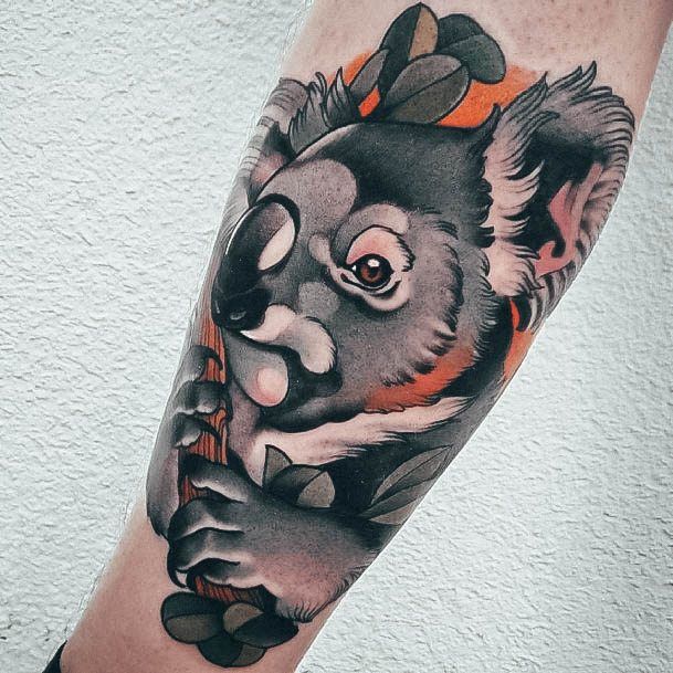 Girls Designs Koala Tattoo