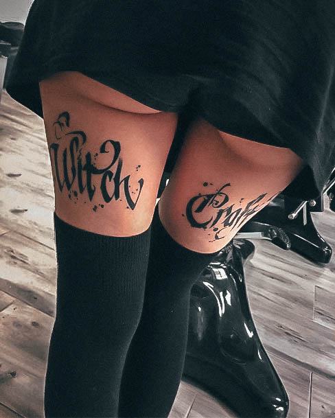 Girls Designs Lettering Tattoo