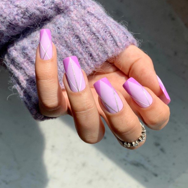 Girls Designs Lilac Nail