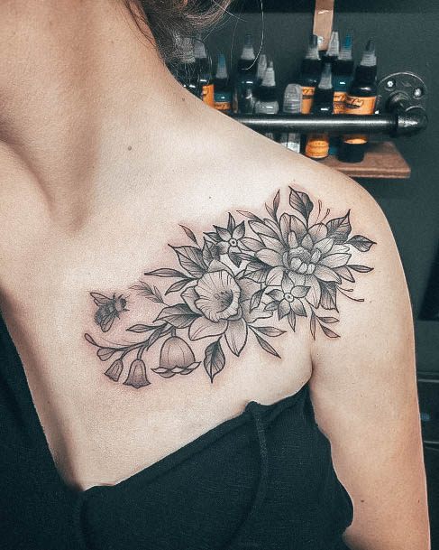 Girls Designs Lily Of The Valley Tattoo