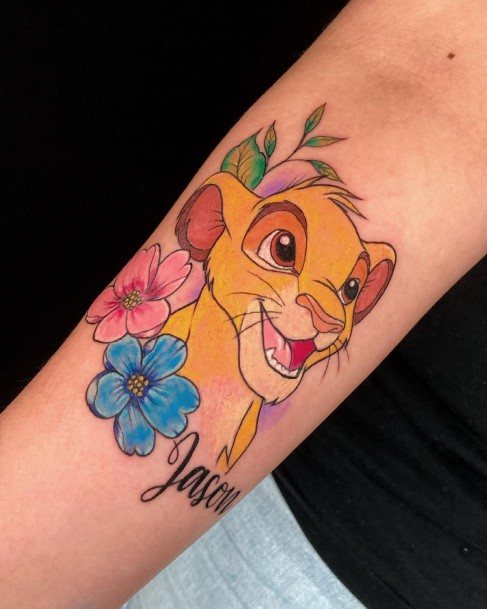 Girls Designs Lion King Tattoo