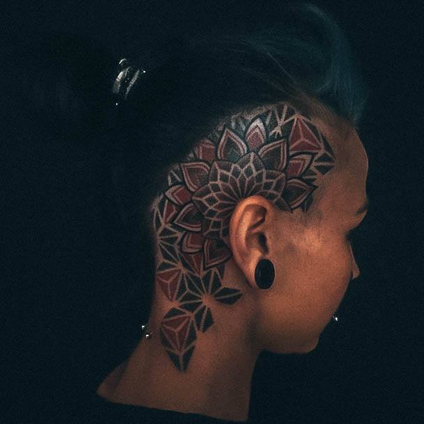 Girls Designs Mandala Tattoo