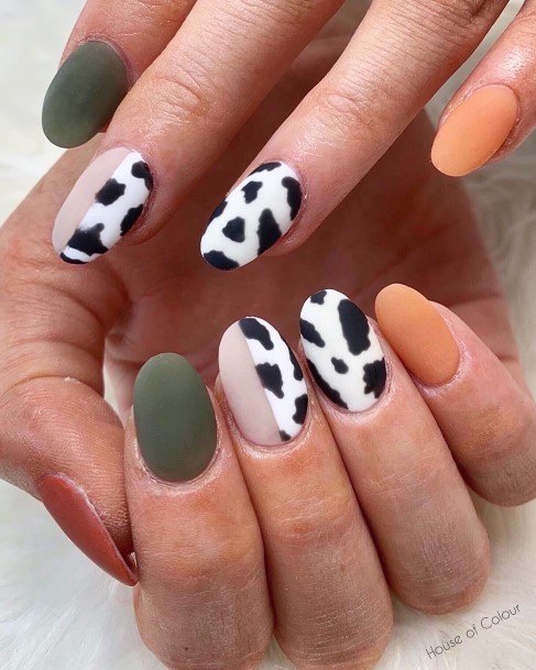 Girls Designs Matte Fall Nail