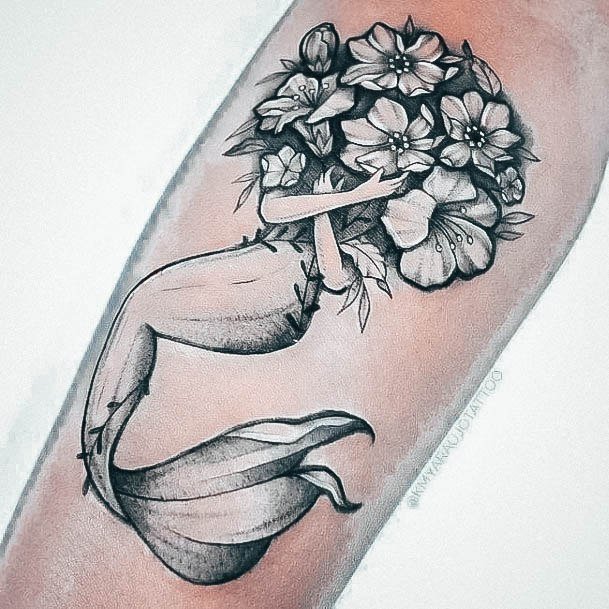 Girls Designs Mermaid Tattoo