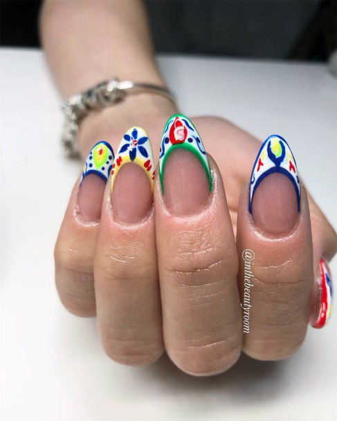 Girls Designs Mexican Nail