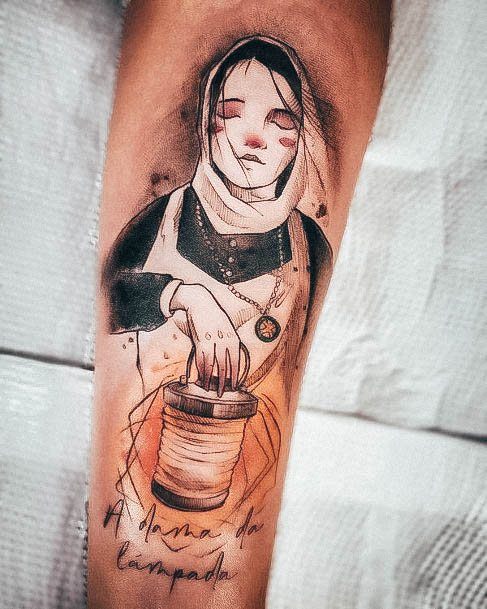 Girls Designs Nurse Tattoo