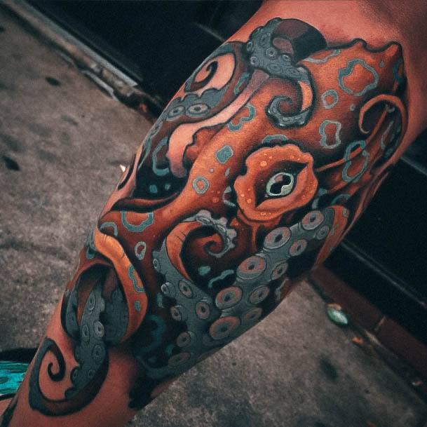 Girls Designs Octopus Tattoo