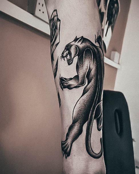 Girls Designs Panther Tattoo