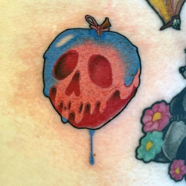 Girls Designs Poison Apple Tattoo