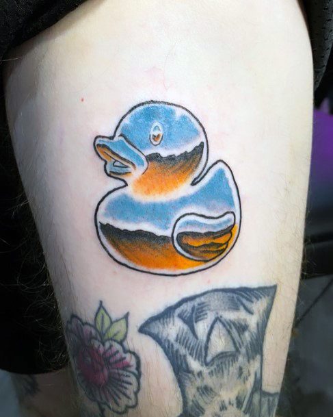 Girls Designs Rubber Duck Tattoo