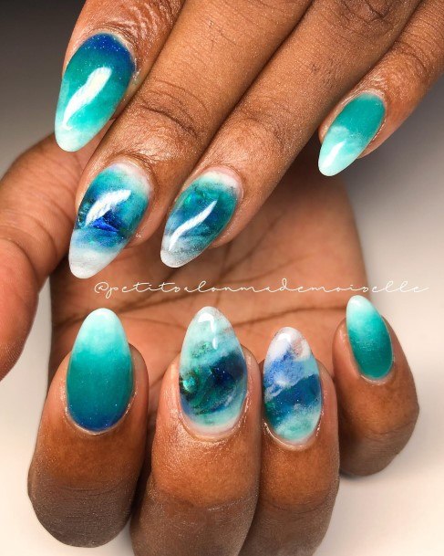 Girls Designs Sea Nail