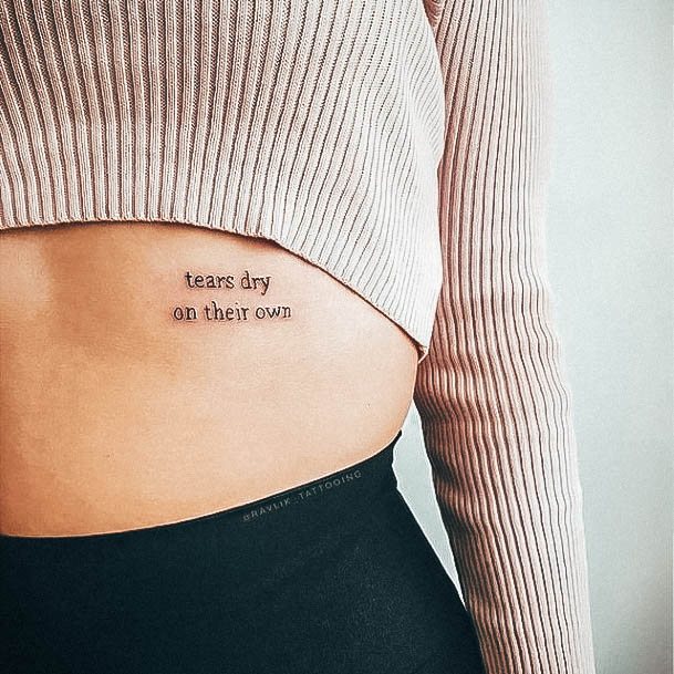 Girls Designs Small Chest Tattoo