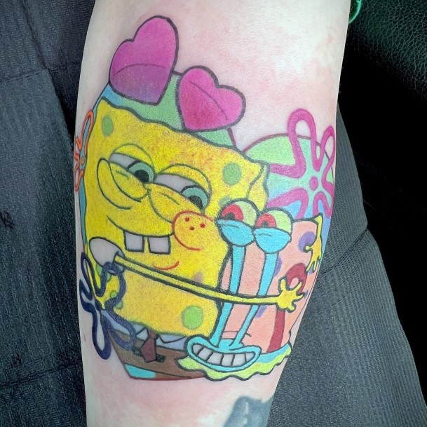 Girls Designs Spongebob Tattoo