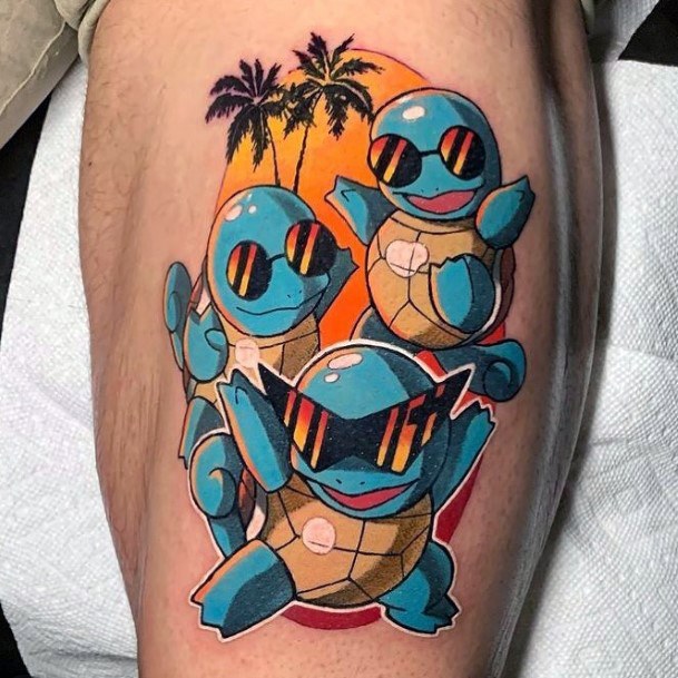 Girls Designs Squirtle Tattoo