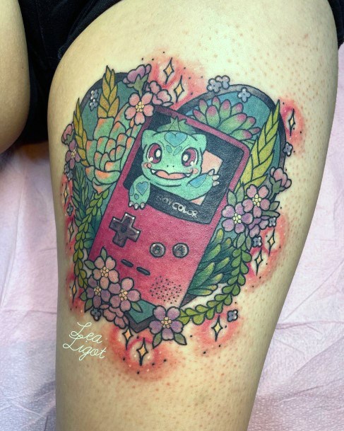 Girls Designs Succulent Tattoo