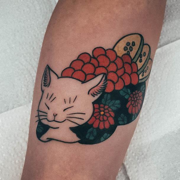 Girls Designs Sushi Tattoo