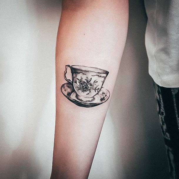 Girls Designs Tea Tattoo