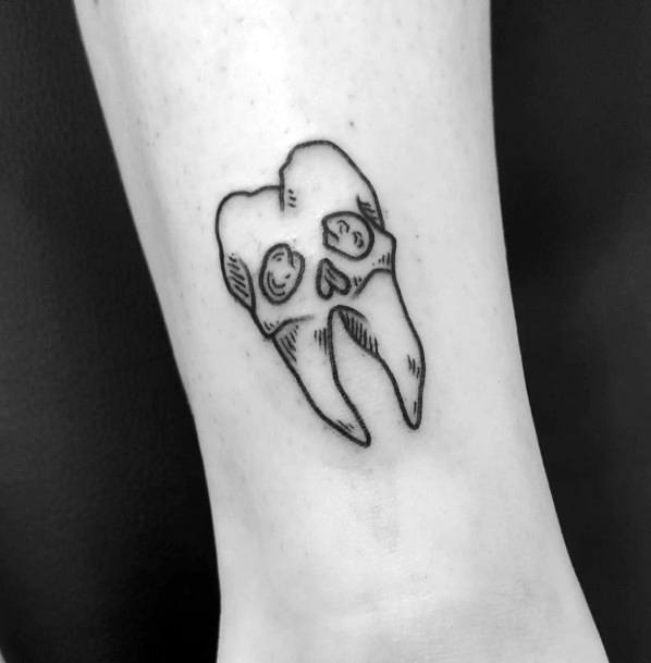 Girls Designs Tooth Tattoo